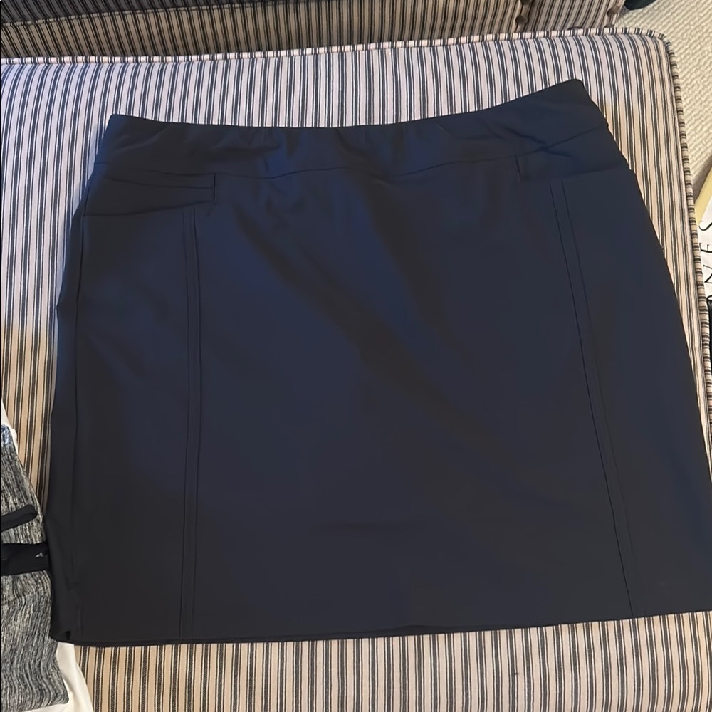Adidas Blue and White Mini Pencil Skirt for Work